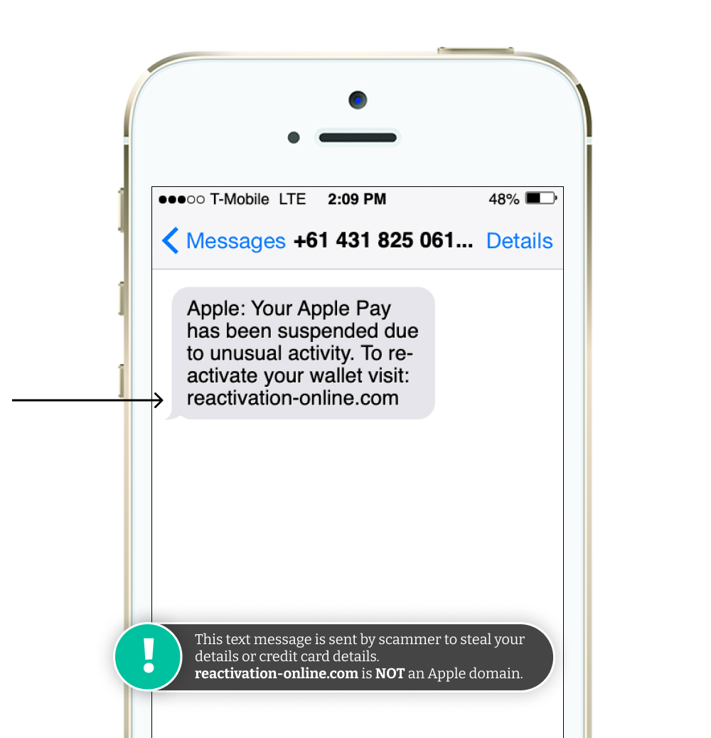 New Apple Pay Text Scam Claims Account Has Been Suspended